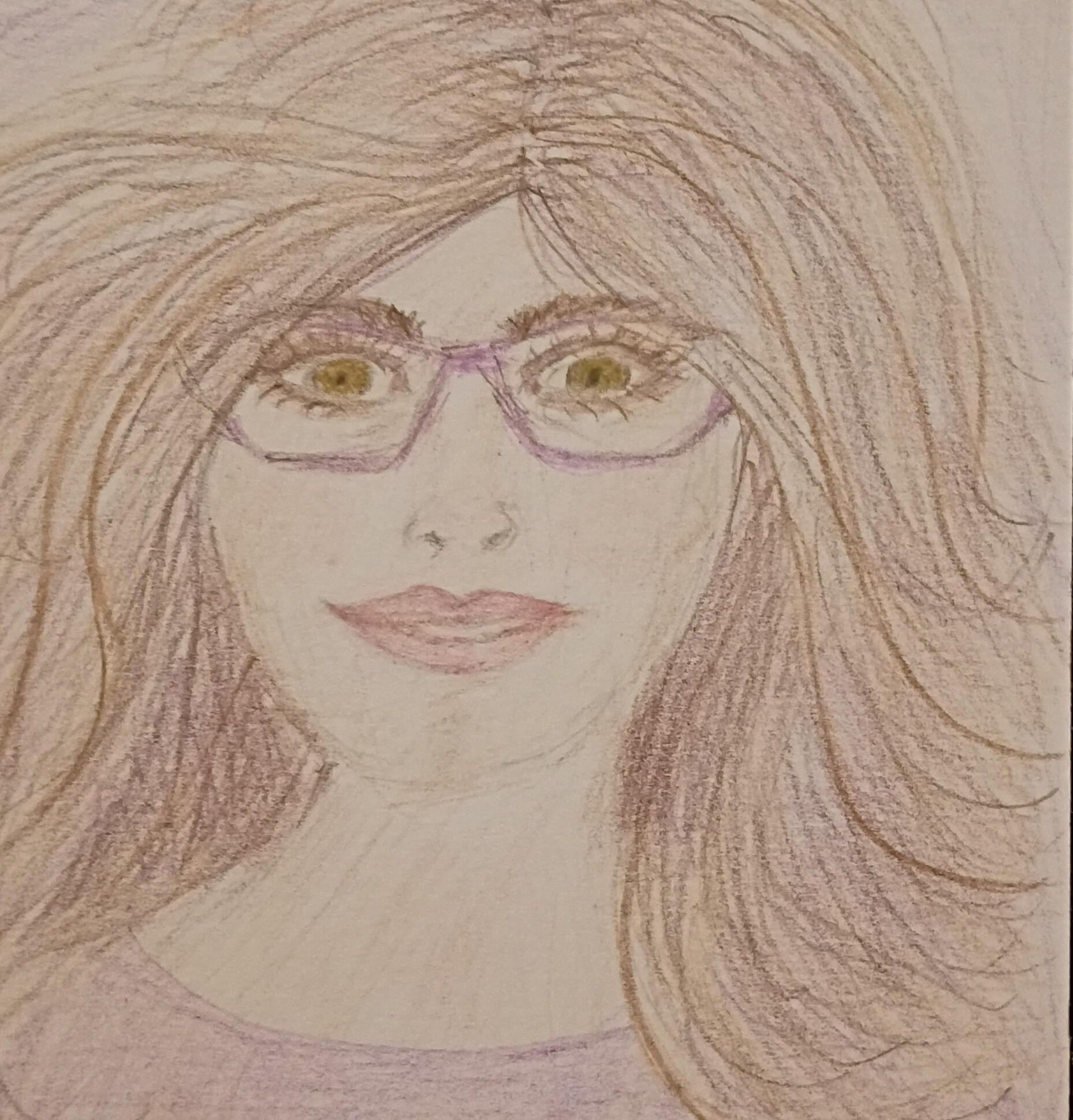 KathrynLeigh Self Drawing Self Portrait of KathrynLeigh