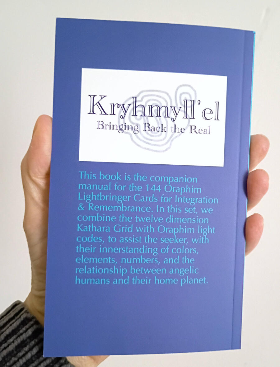 back cover of Oraphim Lightbringer book