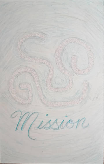 Book and water queen card